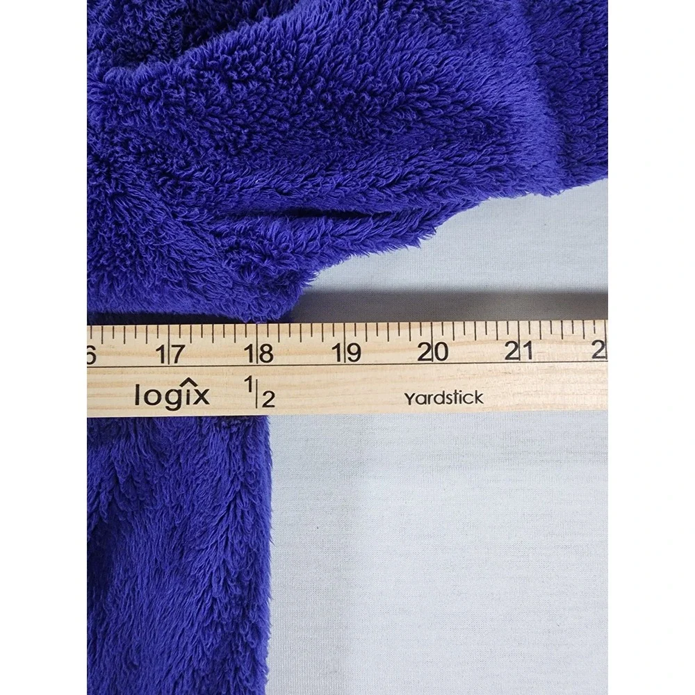 The North Face Osito Y2K Fleece Jacket Womens Small Purple Full Zip Soft Fuzzy